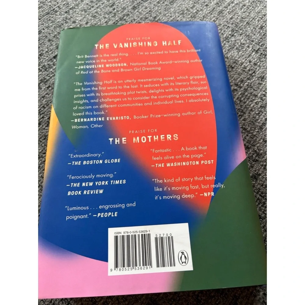 The Vanishing‎ Half Hardcover Book By Brit Bennett